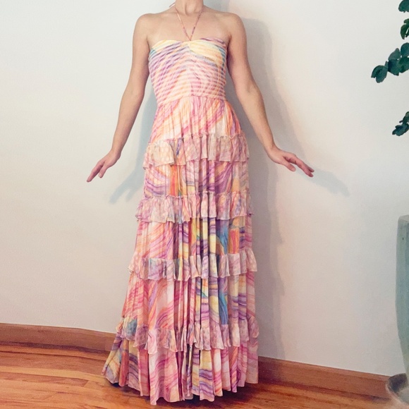 Rococo Sand Strapless Maxi Dress – Size S - Picture 4 of 10